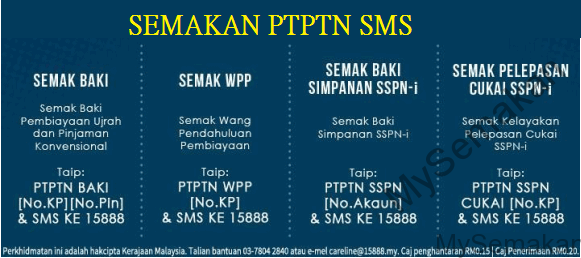 Semak Baki Pinjaman PTPTN Online - MySemakan