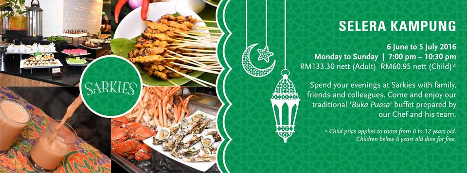 Senarai Buffet Ramadhan Pulau Pinang 2016