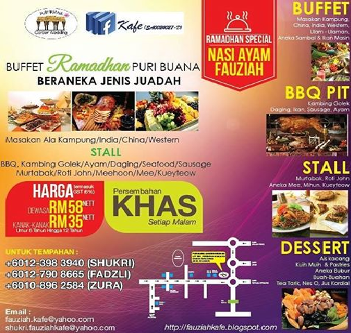 Senarai Buffet Ramadhan Selangor 2016 - MySemakan