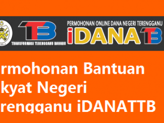 Permohonan iDANATTB Bantuan Rakyat Negeri Terengganu