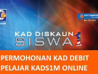 Permohonan Kad Debit Pelajar KADS1M Online