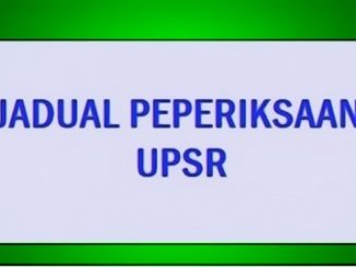 jadual waktu peperiksaan upsr 2018